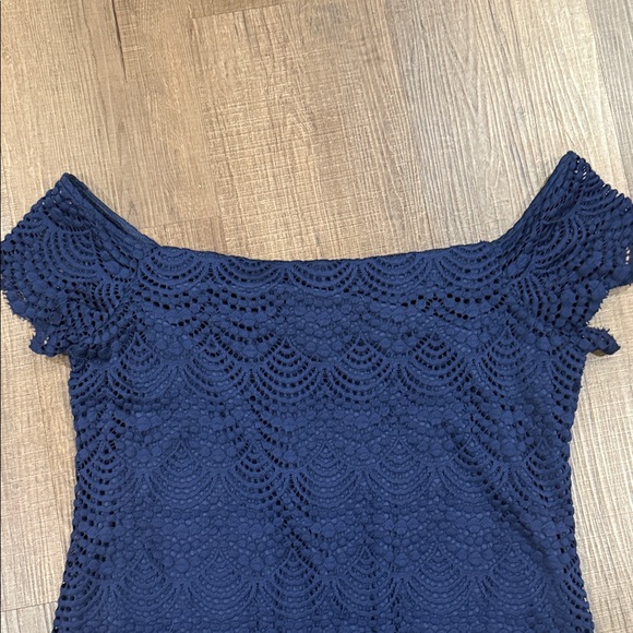 Lilly Pulitzer Jade navy lace dress - Picture 9 of 12
